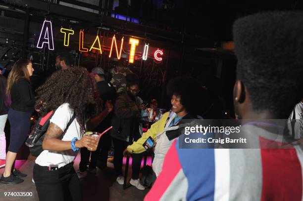 Guests attend the Atlantic Records "Access Granted" Showcase on June 13, 2018 in New York City.