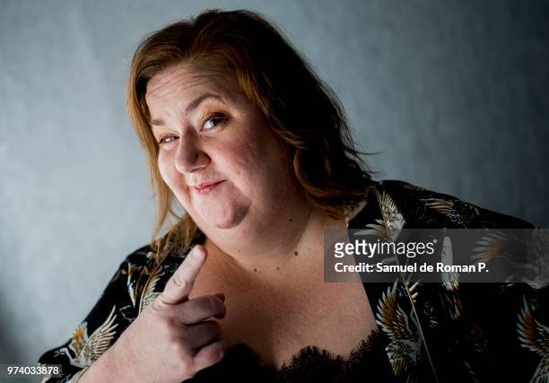 Itiziar Castro during a portrait session at 'Melia Princesa hotel' on June 12, 2018 in Madrid, Spain.