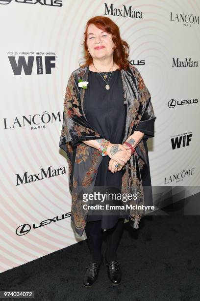 Allison Anders attends the Women In Film 2018 Crystal + Lucy Awards presented by Max Mara, Lancôme and Lexus at The Beverly Hilton Hotel on June 13,...