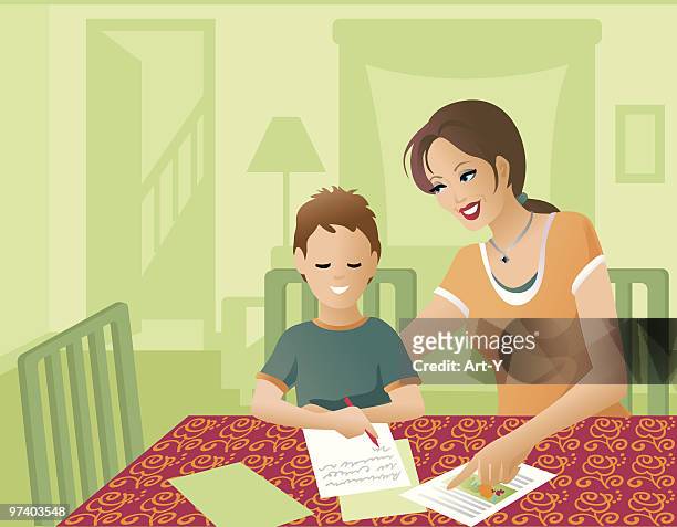 670 Family Living Room High Res Illustrations - Getty Images
