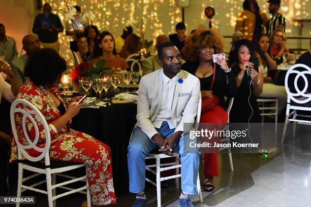 Rahsan Rahsan Lindsay attends the Cadillac Welcome Luncheon At ABFF: Black Hollywood Now at The Temple House on June 13, 2018 in Miami Beach, Florida.