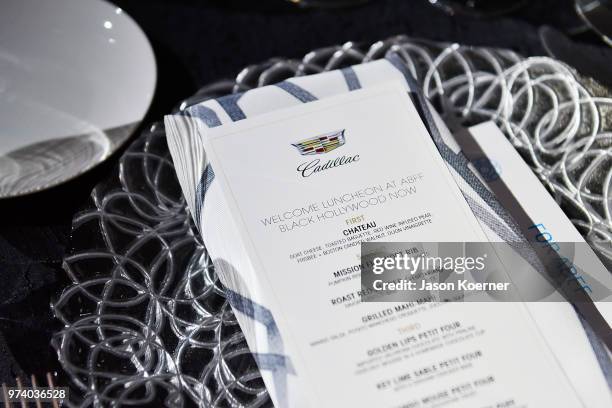 Cadillac Welcome Luncheon At ABFF: Black Hollywood Now at The Temple House on June 13, 2018 in Miami Beach, Florida.