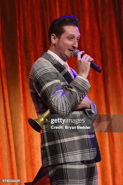 Musician Brian Newman performs onstage during the Children's Health Fund 2018 Annual Benefit at Cipriani 42nd Street on June 13, 2018 in New York...