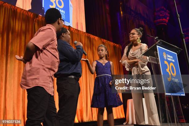 News Reporter Antonia Hylton speaks onstage during the Children's Health Fund 2018 Annual Benefit at Cipriani 42nd Street on June 13, 2018 in New...