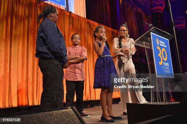 News Reporter Antonia Hylton speaks onstage during the Children's Health Fund 2018 Annual Benefit at Cipriani 42nd Street on June 13, 2018 in New...