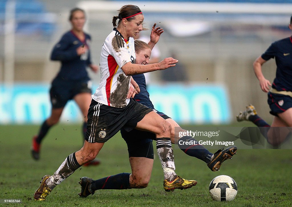Germany v USA - Women Algarve Cup