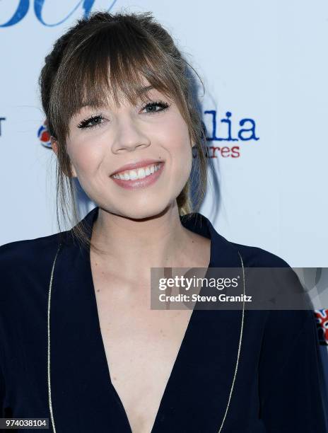 Jennette McCurdy arrives at the Magnolia Pictures' "Damsel" Premiere at ArcLight Hollywood on June 13, 2018 in Hollywood, California.