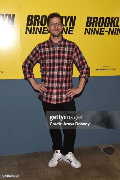 Andy Samberg attends Universal Television's FYC @ UCB "Brooklyn Nine-Nine" at UCB Sunset Theater on June 13, 2018 in Los Angeles, California.