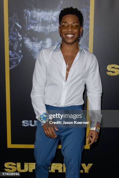 Jacob Latimore attends Opening Night Screening "Superfly" at the FIllmore Miami Beach during the 22nd Annual American Black Film Festival on June 13,...