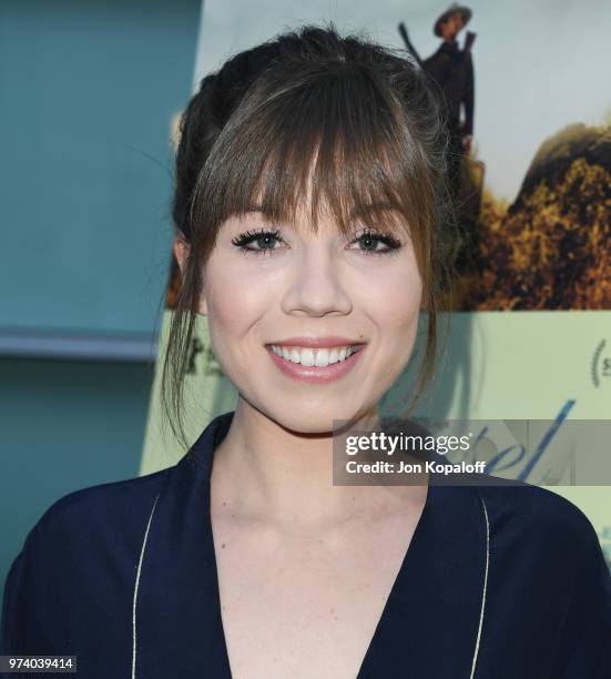 Jennette McCurdy attends Magnolia Pictures' "Damsel" Premiere at ArcLight Hollywood on June 13, 2018 in Hollywood, California.