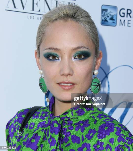 Pom Klementieff attends Magnolia Pictures' "Damsel" Premiere at ArcLight Hollywood on June 13, 2018 in Hollywood, California.