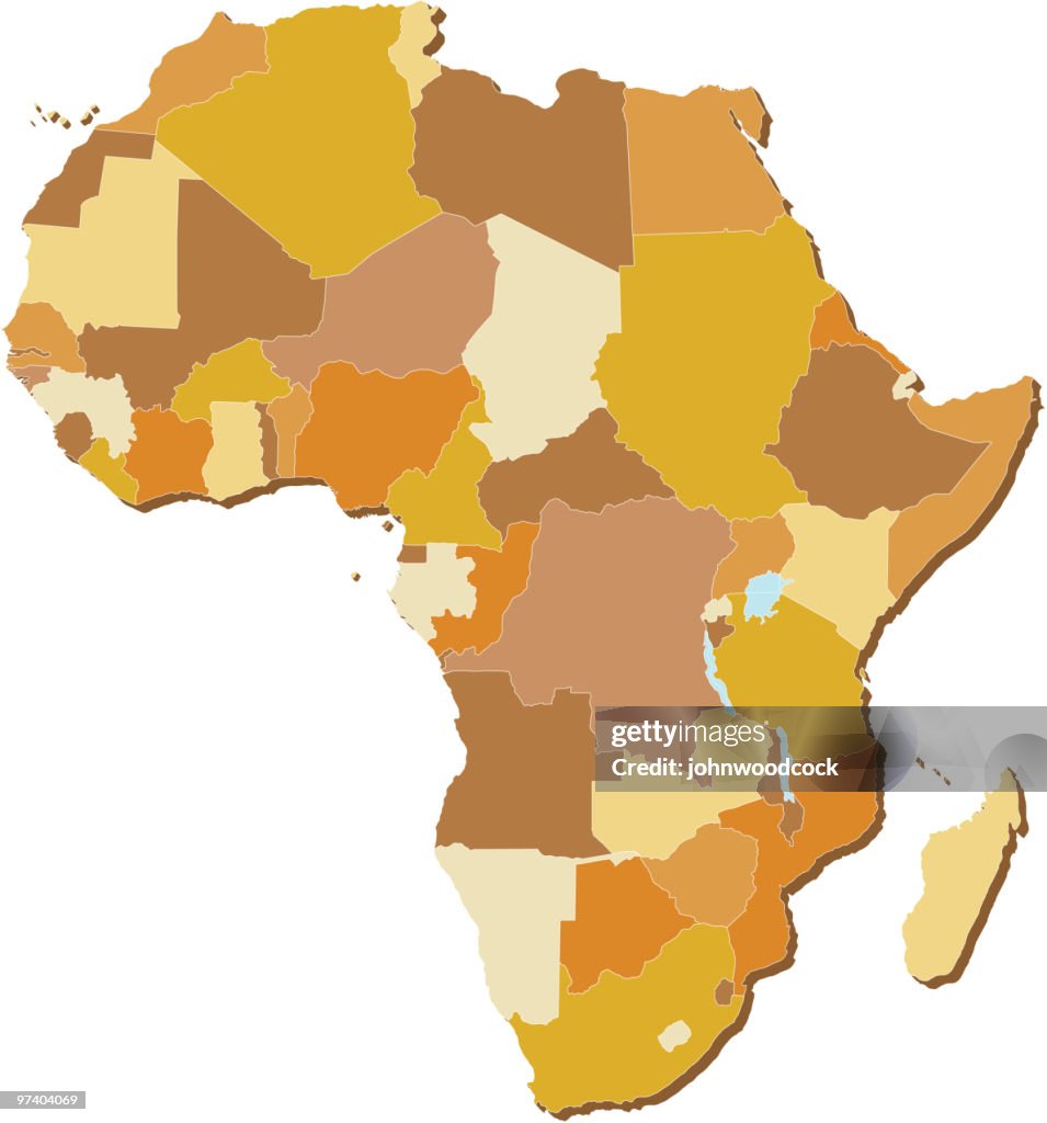 Afrika-Karte