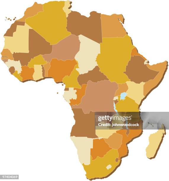 stockillustraties, clipart, cartoons en iconen met africa map - zimbabwe