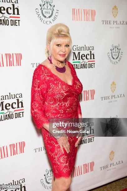 Ivana Trump attends a press conference announcing her new campaign to fight obesity at The Plaza Hotel on June 13, 2018 in New York City.