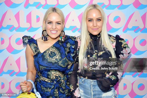 Sam Beckerman and Cailli Beckerman attend the Aldo LA Nights 2018 at The Rose Room on June 13, 2018 in Venice, California.