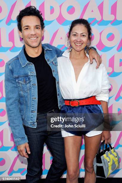 George Kotsiopoulos and Magda Berliner attend the Aldo LA Nights 2018 at The Rose Room on June 13, 2018 in Venice, California.