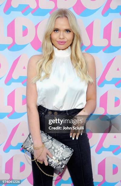 Alli Simpson attends the Aldo LA Nights 2018 at The Rose Room on June 13, 2018 in Venice, California.