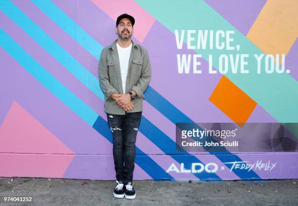 Teddy Kelly attends the Aldo LA Nights 2018 at The Rose Room on June 13, 2018 in Venice, California.