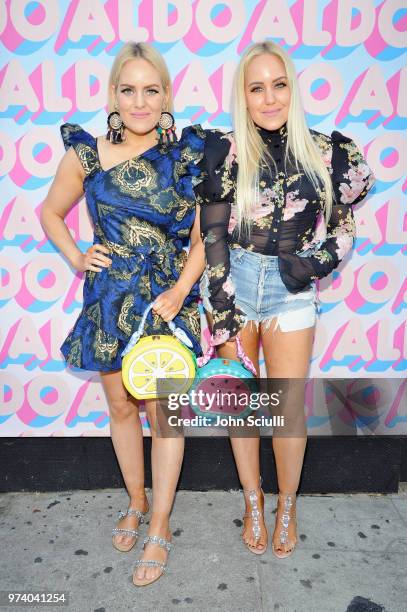 Sam Beckerman and Cailli Beckerman attend the Aldo LA Nights 2018 at The Rose Room on June 13, 2018 in Venice, California.