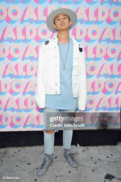 Francis Kenneth attends the Aldo LA Nights 2018 at The Rose Room on June 13, 2018 in Venice, California.