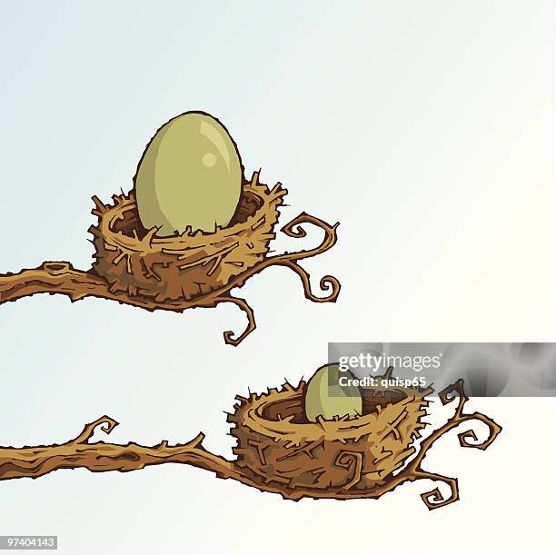 ilustrações, clipart, desenhos animados e ícones de nest egg-expressão anglo-saxônica - nest egg expressão anglo saxônica