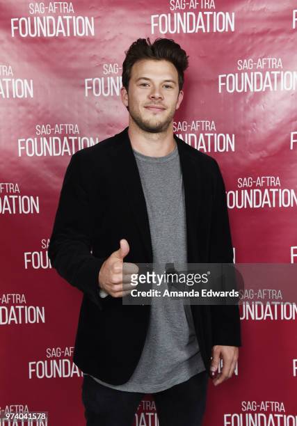 Actor Jimmy Tatro attends the SAG-AFTRA Foundation Conversations screening of "American Vandal" at the SAG-AFTRA Foundation Screening Room on June...