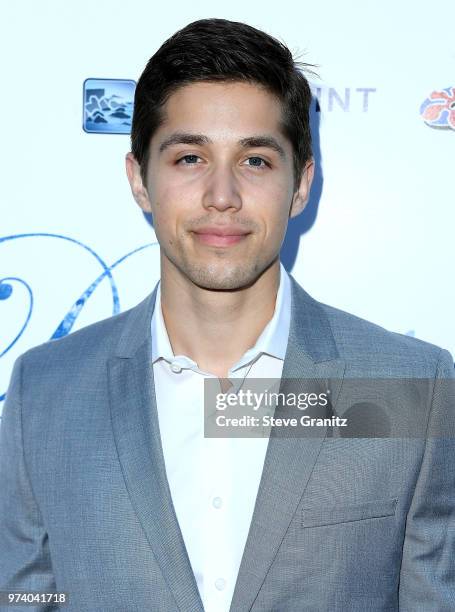 Brandon Larracuente arrives at the Magnolia Pictures' "Damsel" Premiere at ArcLight Hollywood on June 13, 2018 in Hollywood, California.