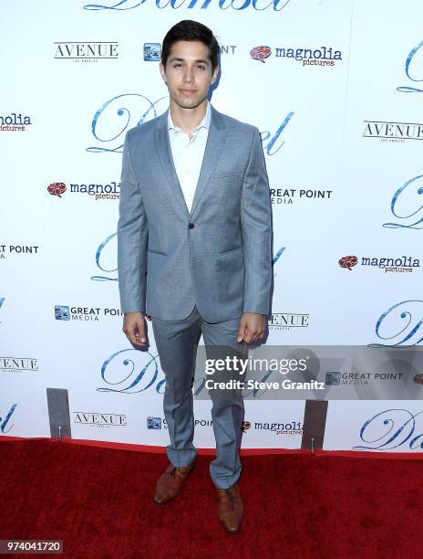 Brandon Larracuente arrives at the Magnolia Pictures' "Damsel" Premiere at ArcLight Hollywood on June 13, 2018 in Hollywood, California.