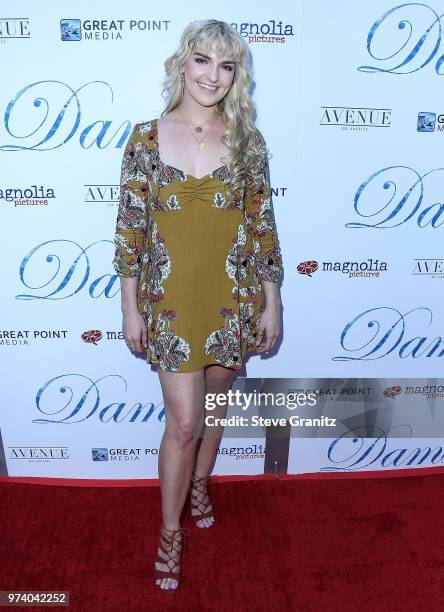 Rydel Lynch arrives at the Magnolia Pictures' "Damsel" Premiere at ArcLight Hollywood on June 13, 2018 in Hollywood, California.