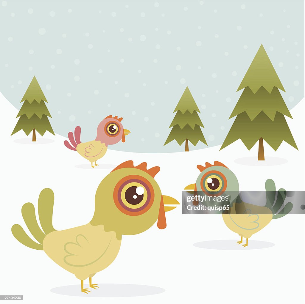 Three French Hens
