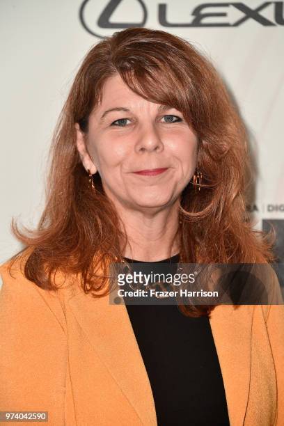 Stacy L. Smith attends the Women In Film 2018 Crystal + Lucy Awards presented by Max Mara, Lancôme and Lexus at The Beverly Hilton Hotel on June 13,...