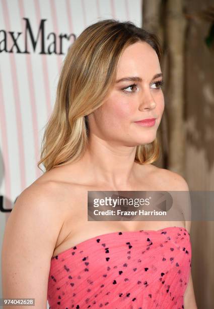 Brie Larson attends the Women In Film 2018 Crystal + Lucy Awards presented by Max Mara, Lancôme and Lexus at The Beverly Hilton Hotel on June 13,...
