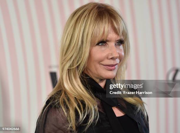 Rosanna Arquette attends the Women In Film 2018 Crystal + Lucy Awards presented by Max Mara, Lancôme and Lexus at The Beverly Hilton Hotel on June...