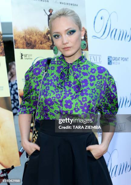 French actress Pom Klementieff arrives at the Magnolia Pictures' 'Damsel' premiere at ArcLight Hollywood, in Hollywood, California on June 13, 2018.