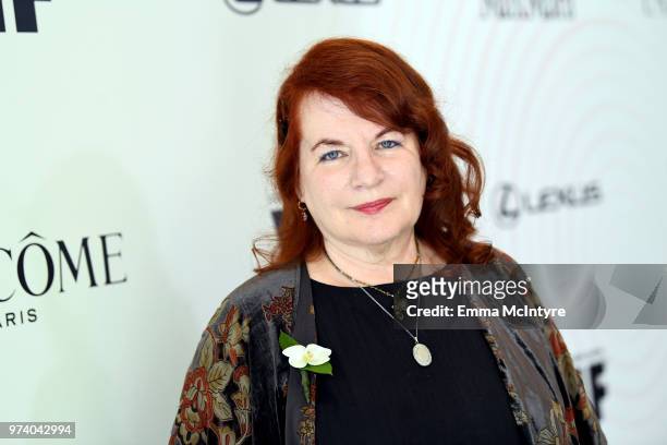 Allison Anders attends the Women In Film 2018 Crystal + Lucy Awards presented by Max Mara, Lancôme and Lexus at The Beverly Hilton Hotel on June 13,...