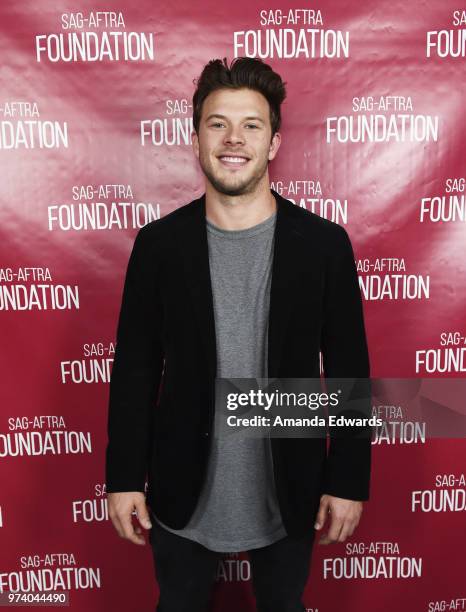 Actor Jimmy Tatro attends the SAG-AFTRA Foundation Conversations screening of "American Vandal" at the SAG-AFTRA Foundation Screening Room on June...