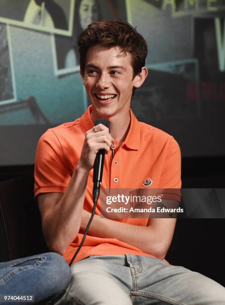 Actor Griffin Gluck attends the SAG-AFTRA Foundation Conversations screening of "American Vandal" at the SAG-AFTRA Foundation Screening Room on June...