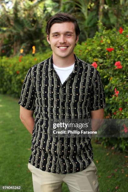 Nick Robinson attends the 2018 Maui Film Festival's Taste of Summer opening party on June 13, 2018 in Wailea, Hawaii.