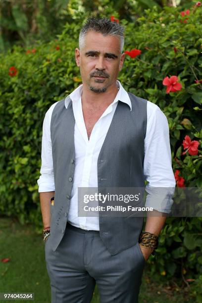 Colin Farrell attends the 2018 Maui Film Festival's Taste of Summer opening party on June 13, 2018 in Wailea, Hawaii.