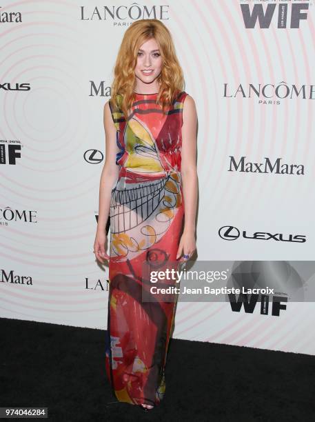 Katherine McNamara attends the Women In Film 2018 Crystal + Lucy Awards at The Beverly Hilton Hotel on June 13, 2018 in Beverly Hills, California.