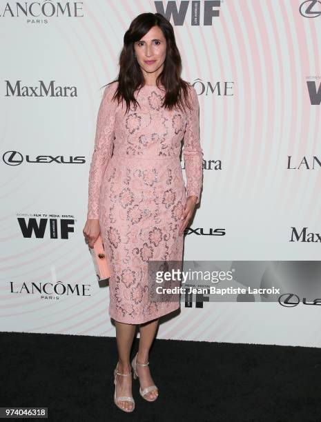 Michaela Watkins attends the Women In Film 2018 Crystal + Lucy Awards at The Beverly Hilton Hotel on June 13, 2018 in Beverly Hills, California.