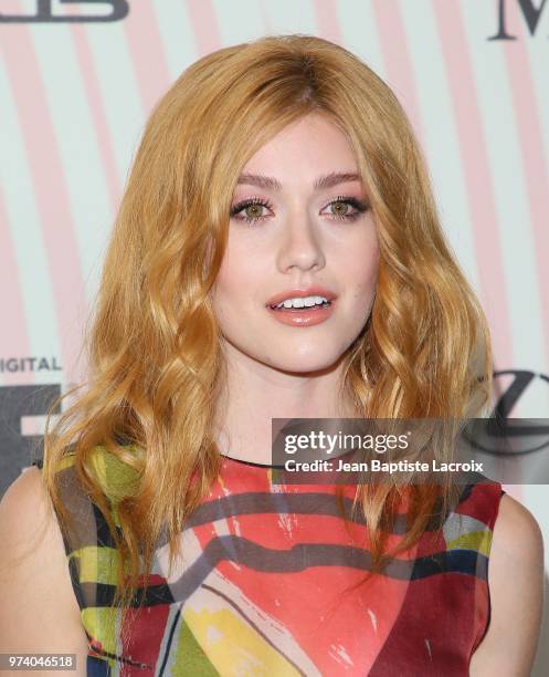 Katherine McNamara attends the Women In Film 2018 Crystal + Lucy Awards at The Beverly Hilton Hotel on June 13, 2018 in Beverly Hills, California.