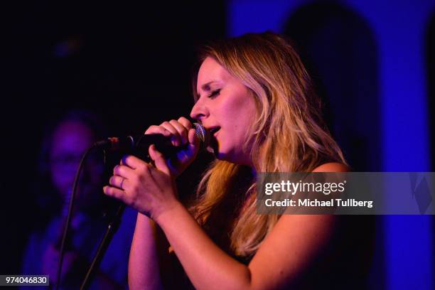 Lucie Silvas performs live at The Peppermint Club on June 13, 2018 in Los Angeles, California.