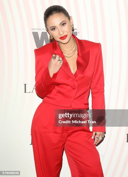 Francia Raisa attends the Women In Film 2018 Crystal + Lucy Awards held at The Beverly Hilton Hotel on June 13, 2018 in Beverly Hills, California.