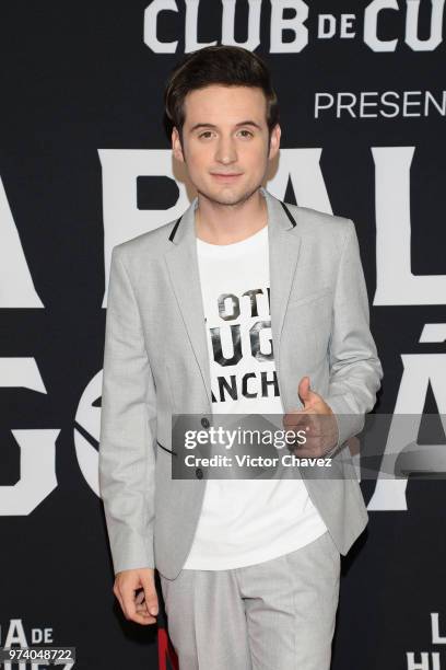 Jesus Zavala attends Netflix "La Balada de Hugo Sanchez" special screening at Alboa Patriotismo on June 13, 2018 in Mexico City, Mexico.