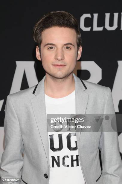 Jesus Zavala attends Netflix "La Balada de Hugo Sanchez" special screening at Alboa Patriotismo on June 13, 2018 in Mexico City, Mexico.