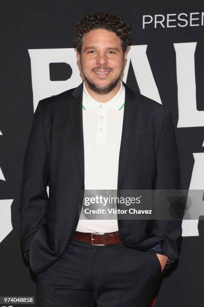 Mark Alazraki attends Netflix "La Balada de Hugo Sanchez" special screening at Alboa Patriotismo on June 13, 2018 in Mexico City, Mexico.