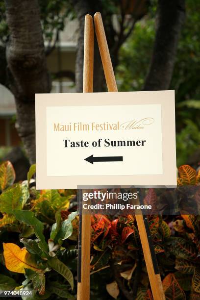 General view of the atmosphere during the 2018 Maui Film Festival's Taste of Summer Opening Party on June 13, 2018 in Wailea, Hawaii.