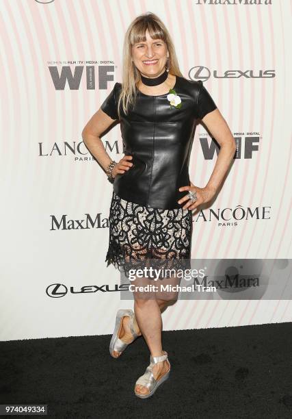 Catherine Hardwickes attends the Women In Film 2018 Crystal + Lucy Awards held at The Beverly Hilton Hotel on June 13, 2018 in Beverly Hills,...