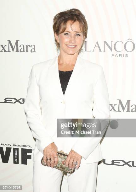 Gabrielle Carteris attends the Women In Film 2018 Crystal + Lucy Awards held at The Beverly Hilton Hotel on June 13, 2018 in Beverly Hills,...